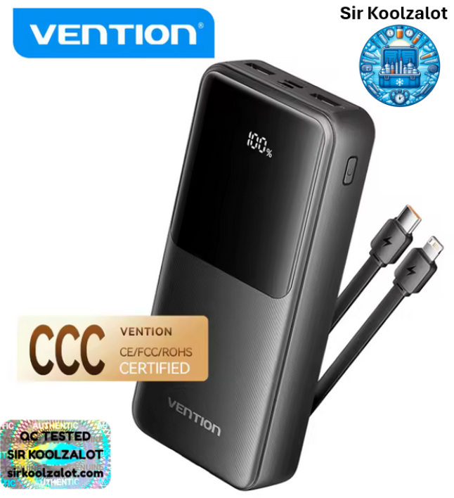 Vention FHP Power Bank (20000mAh, 22.5w, 3C / CCC)