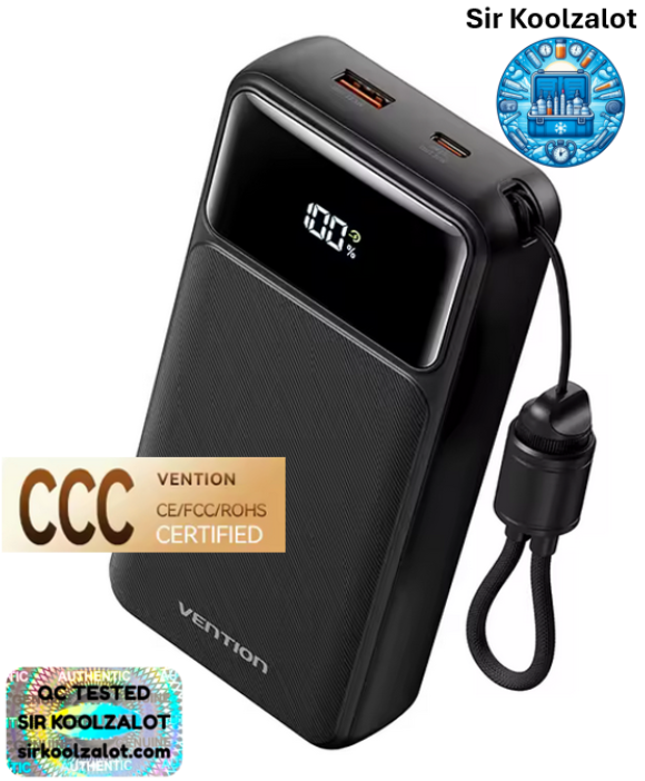 Vention XGY40 Power Bank (20000mAh, 22.5w, 3C / CCC)
